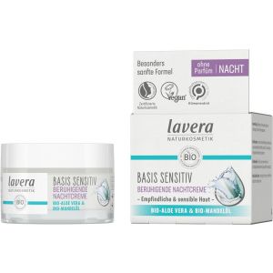 Lavera - basis sensitiv beruhigende Nachtcreme - 50ml