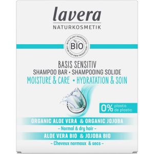Lavera - Festes Pflegeshampoo basis sensitiv Feuchtigkeit & Pflege | 50g