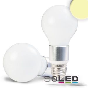 ISOLED Birne E27 Milchglas warmweiss - dimmbar - 6W