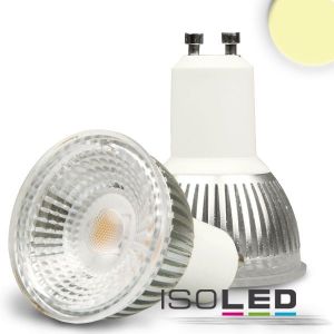 ISOLED GU10 LED Strahler - 6W - GLAS-COB - 70° warmweiss - dimmbar
