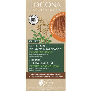 Logona Pflanzen-Haarfarbe Pulver - Flammenrot