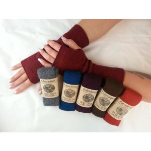 De Colores Pulswärmer für Erwachsene aus 100% Alpaka-Wolle - 30cm lang