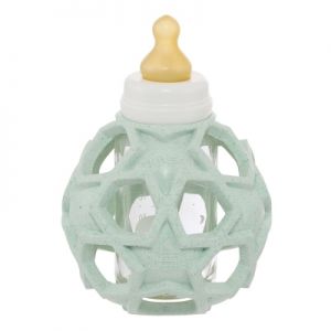 Hevea 2in1 Baby Glasflasche mit upcycling Star ball 1x1