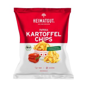 Heimatgut Kartoffel Chips Paprika Bio 125 g