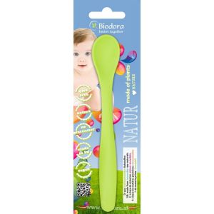 BIODORA Babylöffel aus Biokunststoff im 4er-Set grün