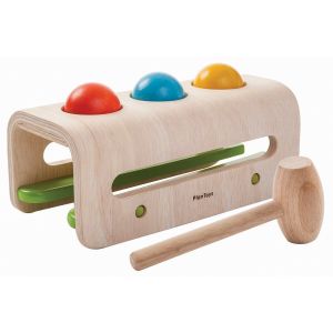 PlanToys Hammerbank mit Kugeln   