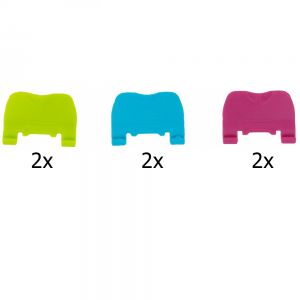 BIODORA  6 Ersatz-Verschlüsse für Lunchbox