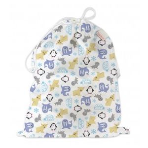 Imse Vimse grosser Wäschesack "Snowland" mit Kordel