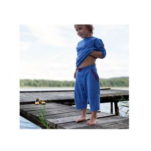Living Crafts Jungen 3/4-Hose aus Biobaumwolle blau  AKTION 20%