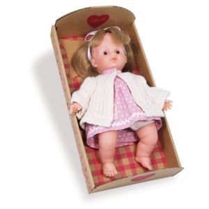 Petitcollin Ecolo-Puppe Colinette "Gourmandise" mit Box- 25cm    