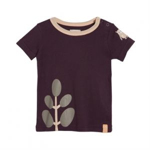 Living Crafts Mädchen T-Shirt aus Bio-Baumwolle  "cassis"