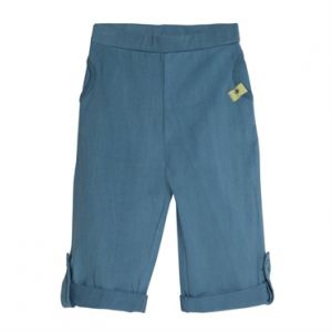 Living Crafts Jungen Hose 100% Biobaumwolle Farbe: dove blau