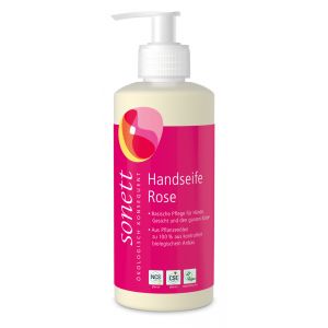 Sonett savon main Rose