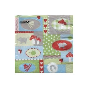 Stewo-Servietten FSC "Glücksbringer" 20 Stk