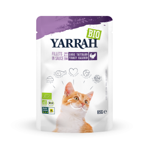Yarrah - Katzenfutter Filets mit Truthahn in Sauce - 85g