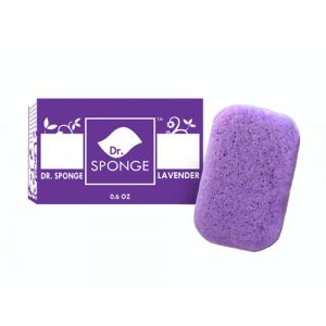 Dr. Sponge Konjac-Schwamm für Körper-Reinigung "Lavendel