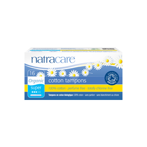 Natracare tampon "super" avec applicateur - 16 pcs