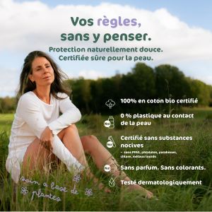 Naty protège-slip large 100% compostable 1 pce échantillon gratuit