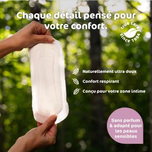 Naty serviettes regular   100% compostable -  1 échantillong gratuit