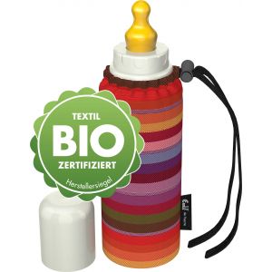 EMIL die Babyflasche aus Glas 250ml - Bio-Streifen