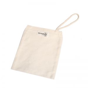 Re-Sack wiederverschliessbarer Beutel aus Bio-Baumwolle