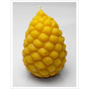 Bio-Kerzen Bienenwachs-Pinienzapfen - ca. 8 x 11,5 cm