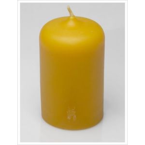 Bio-Kerzen Bienenwachs-Stumpen, ca. 4,5 x 7 cm