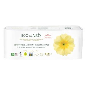 Naty Binden Normal - 14 Stk - 100% kompostierbar - 10% Rabatt ab 5 Pack   