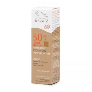 Biarritz getönte Sonnencrème fürs Gesicht - Farbe Gold - 50ml