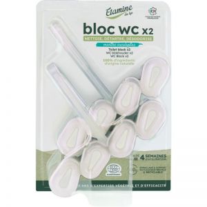 Etamine du Lys - Bloc WC menthe eucalyptus - paquet 2 pcs