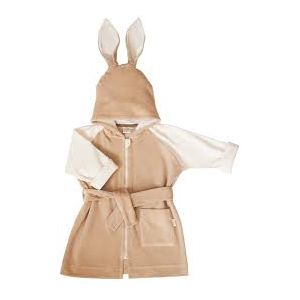 Wooly organic Bio Bademantel mit Hasenohren