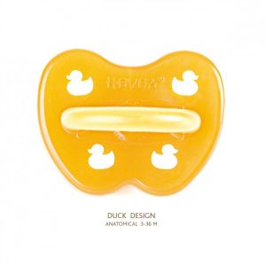 Hevea symmetrischer Schnuller Ente 0 - 3 Monate