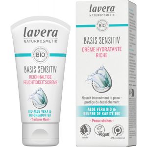 Lavera - Reichhaltige Feuchtigkeitscreme - Basis Sensitiv - 50ml