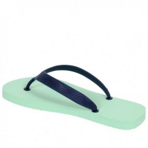 GOGANICS Flip/Flops 100% biologisch abbaubar  hellgrün/dunkelblau   
