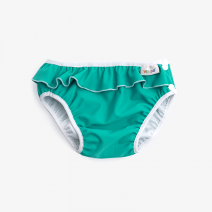 Imse Vimse Badewindel mit Rüschen - Grün