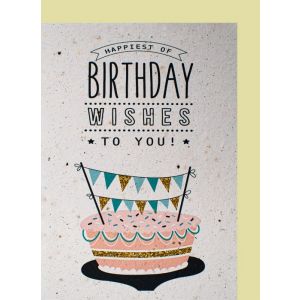 Hervorragend - Growing Paper Karte - Birthday