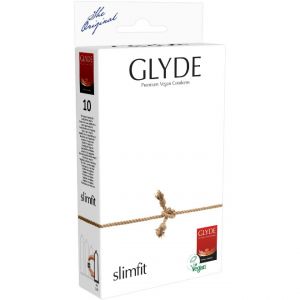 Glyde Ultra Kondome "Slimfit" Naturkautschuk 10 Stk