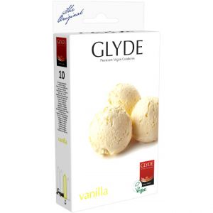 Glyde Ultra Kondome "Vanilla" Naturkautschuk 10 Stk