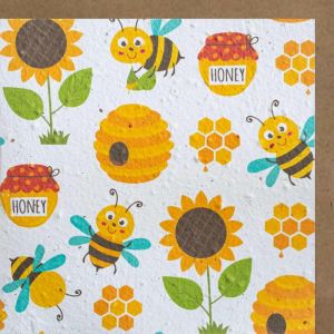 Hervorragend - Growing Paper Karte - Honigbienen