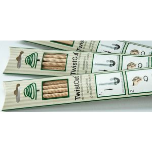 Twist out Abflussstab aus Holz - 8 Stk