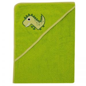 Imse Vimse Badetuch mit Kapuze - "Grüner Dino"