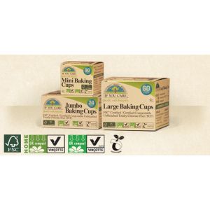 If You Care FSC Backförmchen gross - 100% ungebleicht , kompostierbar & FSC zertifiziert  - 60 Stk/Pack