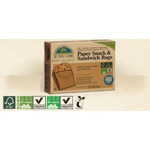 If You Care Sandwichbeutel - FSC zertifiziert und kompostierbar - 48 Stk