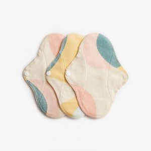 Imse Vimse serviettes hygiéniques (regular/serviettes de jour) en coton biologique 3 pcs