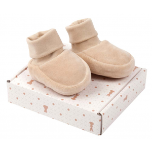 Wooly organic Bio Baby Stiefelchen Braun