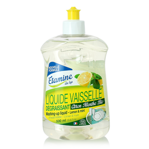 Etamine du Lys vaisselle main citron-menthe 
