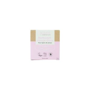 Alphanova feste Gesichtsreinigung Mandel- und Jojobaöl 75 g