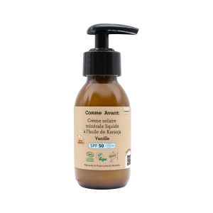 Comme Avant - crème solaire SPF 50 80g à l'huile de Karanja sans parfum - dès naissance