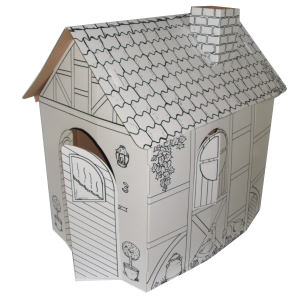 1 Spielhaus XL aus Karton