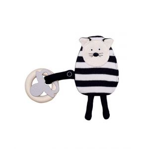 Wooly Rascheltierchen mit Beissring aus Holz